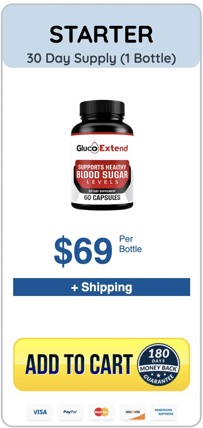 Gluco Extend one bottle
