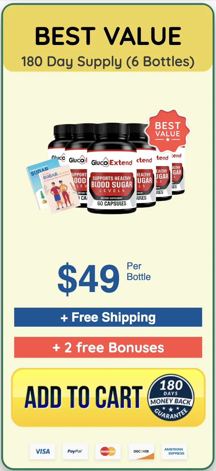 Gluco Extend 6 bottles
